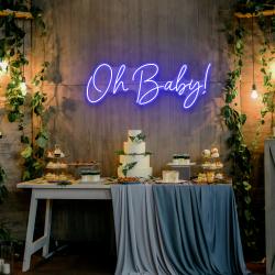 oh baby led neon sign light 1