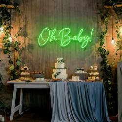 oh baby led neon sign light 2