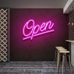 open 2 led neon sign light 1