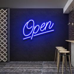 open 2 led neon sign light 2