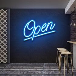 open 2 led neon sign light 3