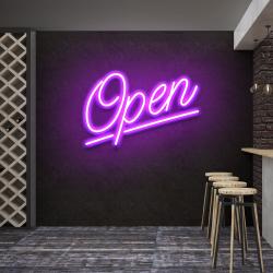 open 2 led neon sign light 6