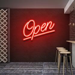 open 2 led neon sign light 7