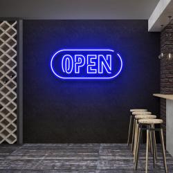 open 4 led neon sign light 2