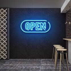 open 4 led neon sign light 3