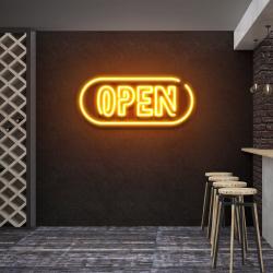 open 4 led neon sign light 6