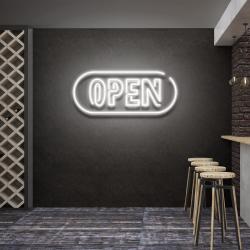 open 4 led neon sign light 8
