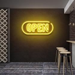 open 4 led neon sign light 9