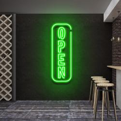 open 5 led neon sign light 5