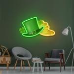 patrick gold st patricks day artwork led neon sign light 1 0