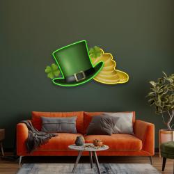 patrick gold st patricks day artwork led neon sign light 1 3