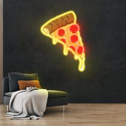 pizza art work led neon sign light 3