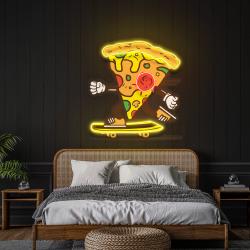 pizza skater artwork led neon sign light 1