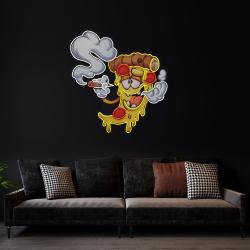pizza slice cartoon artwork led neon sign light 3
