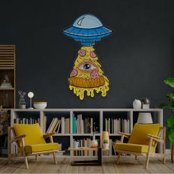 pizza ufo artwork led neon sign light 3