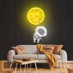 planet balloon artwork led neon sign light 1 0