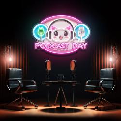 podcast day special artwork led neon sign light 2