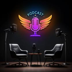 podcast led neon light custom artwork for studio decor 5