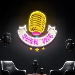podcast led neon light custom design for studio decoration 3