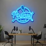 podcast show artwork led neon sign light 0