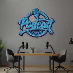podcast show artwork led neon sign light 3