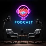 podcast studio led neon sign custom artwork design 0