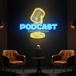 podcast talk artwork led neon sign light 1