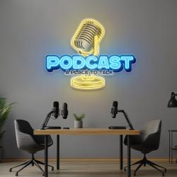 podcast talk artwork led neon sign light 2