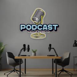 podcast talk artwork led neon sign light 3