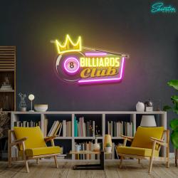pool billiards rec room decor artwork led neon sign light 1