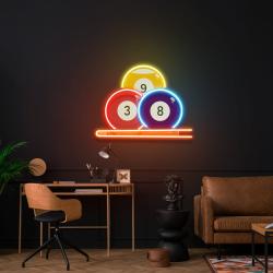 pool wall art billiards artwork pool table decor game room wall decor billiards decor gift for pool player artwork led neon sign light 2