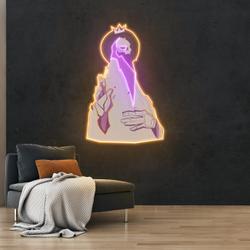 pray art work led neon sign light 1