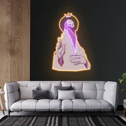 pray art work led neon sign light 2