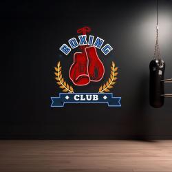red gloves led neon sign for boxing clubs artwork 3