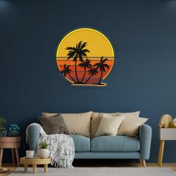 retro vintage sunset bundle artwork led neon sign light 2