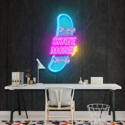 skate more artwork led neon sign light 1