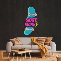 skate more artwork led neon sign light 3