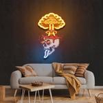 skull boom art work led neon sign light custom neon sign home decoration 0