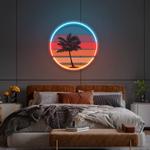 sunset retro artwork led neon sign light 0