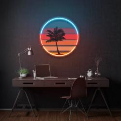 sunset retro artwork led neon sign light 1