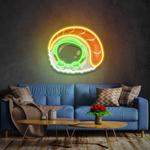 sushi astronaut art work led neon sign light 0