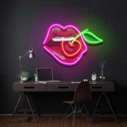 sweet cherry led neon acrylic artwork led neon sign light 2