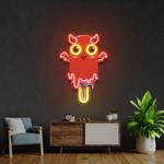 sweet cute vampire ice cream artwork led neon sign light 0