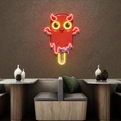 sweet cute vampire ice cream artwork led neon sign light 2