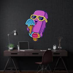 sweet summer cute ice cream artwork led neon sign light 3