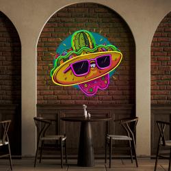 taco restaurant decor mexican food artwork led neon sign light 3