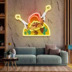 tacos logo mexican artwork led neon sign light 1