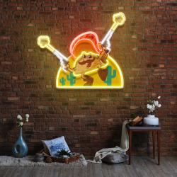 tacos logo mexican artwork led neon sign light 2