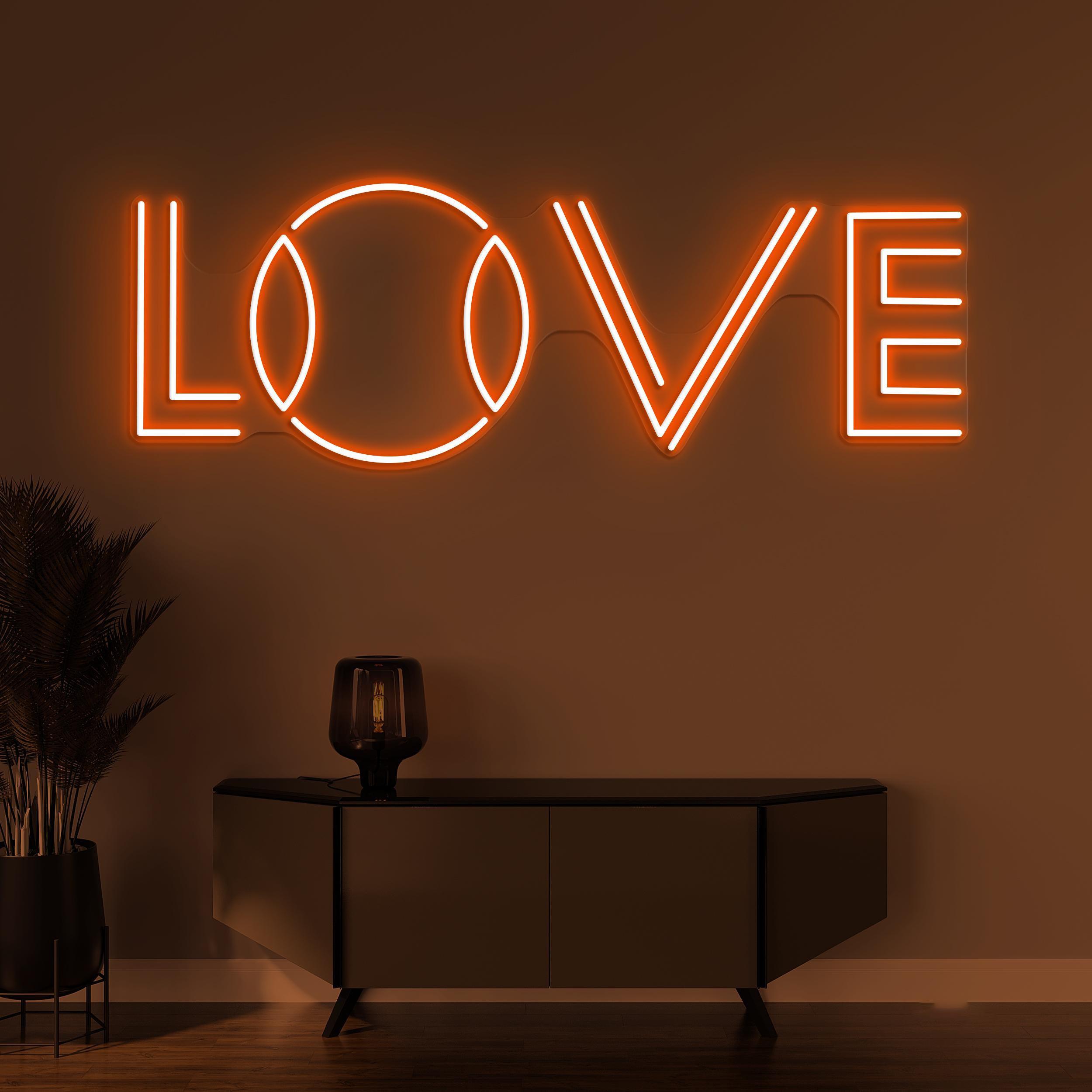 Love Neon Sign, Love LED Light, Love Ball Wall Art 3 the art of neon sign 1543 3