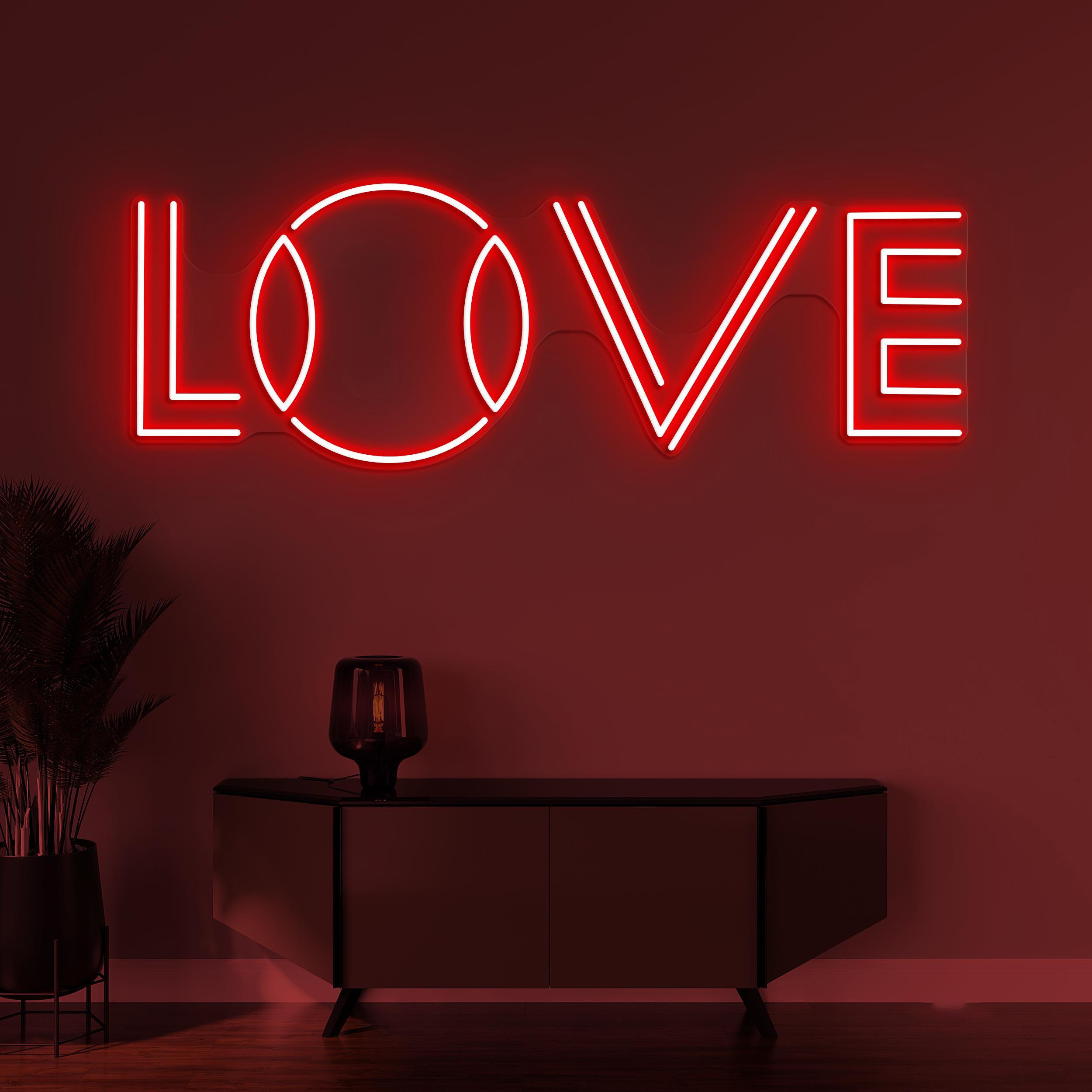 Love Neon Sign, Love LED Light, Love Ball Wall Art 4 the art of neon sign 1543 4